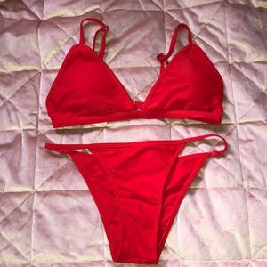 Red bikini